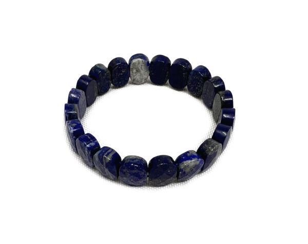 Shreyshti Oval Faceted Beads Bracelet Lapis Lazuli